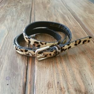 Express leopard belt